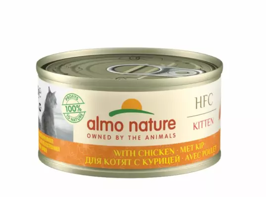 Almo Nature HFC Kitten с курицей — влажный корм премиум-класса для котят