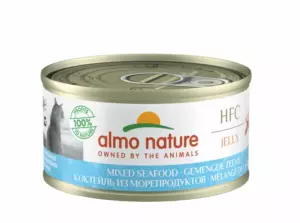 Almo Nature HFC Jelly консервы для взрослых кошек с морепродуктами в желе