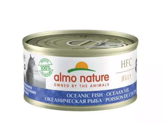 Almo Nature HFC Jelly для взрослых кошек с океанической рыбой
