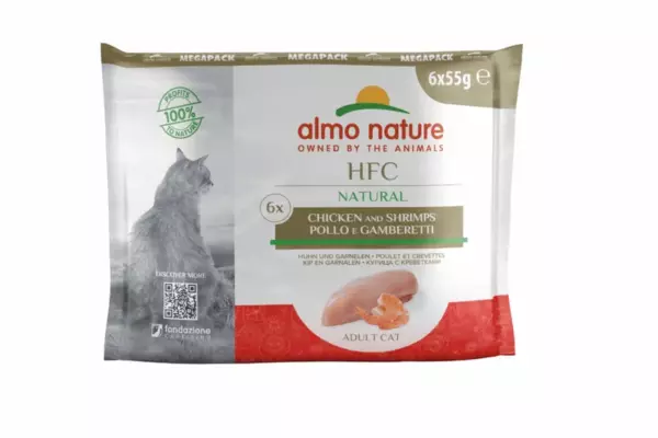 Almo Nature Classic Adult Cat Курица и Креветки Влажный корм для взрослых кошек