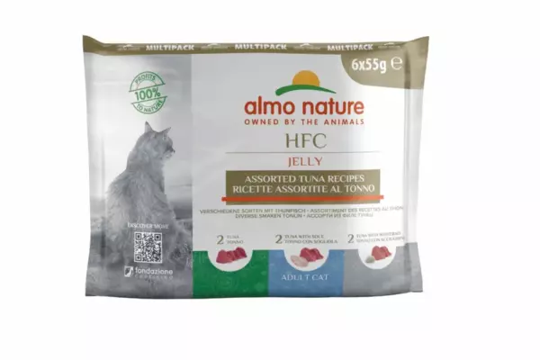 Almo Nature Classic Multipack Tuna Assortment влажный корм для взрослых кошек с тунцом в желе