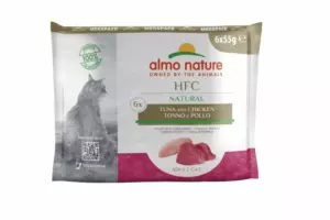 Almo Nature HFC Classic консервы для кошек с тунцом и курицей, набор паучей