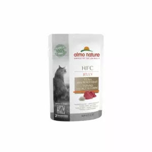 Almo Nature HFC Jelly Тунец с мальками для взрослых кошек