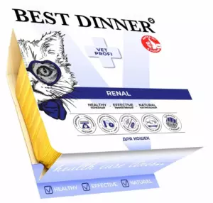Best Dinner Vet Profi Renal паштет с ягненком для кошек с заболеваниями почек