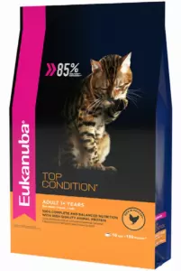Eukanuba Adult Top Condition для взрослых кошек с домашней птицей