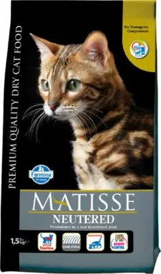 Farmina Matisse Neutered для стерилизованных кошек и кастрированных котов с курицей