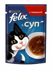 Felix Суп с говядиной для взрослых кошек
