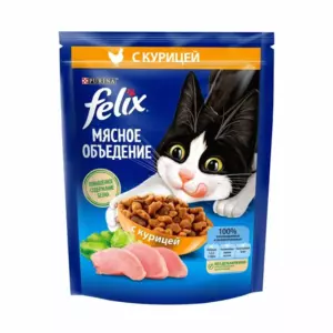Felix Мясное объедение для взрослых кошек с курицей