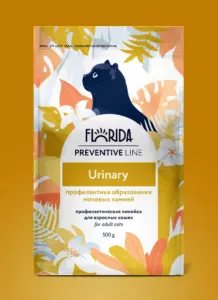 Florida Preventive Line Urinary сухой корм для кошек с курицей для профилактики мочекаменной болезни