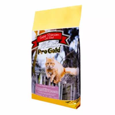 Frank’s ProGold Sensitive для взрослых кошек с чувствительным пищеварением с ягненком супер-премиум