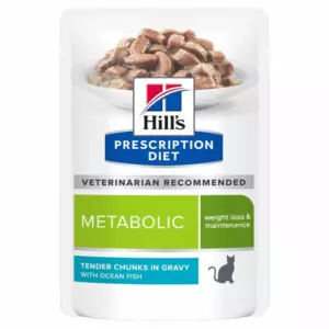 Hill’s Prescription Diet Metabolic + Urinary для взрослых кошек с избыточным весом и проблемами мочевыводящей системы, с курицей
