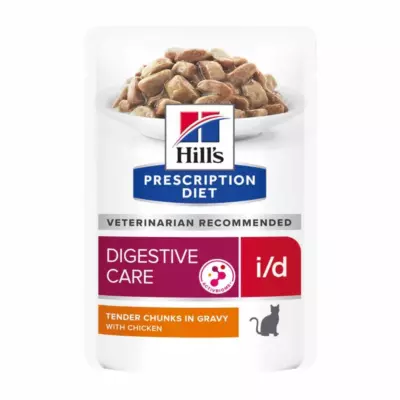 Hill’s Prescription Diet i/d Digestive Care влажный диетический корм для кошек при расстройствах ЖКТ с курицей