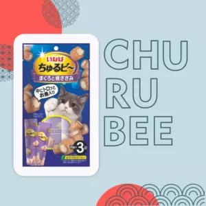 INABA Churu Bee Запеченные трубочки для кошек с тунцом Магуро и куриным филе