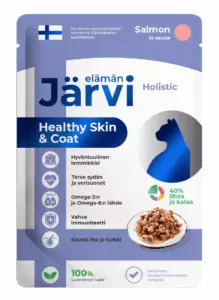 Jarvi Sensitive Adult для кошек с чувствительным пищеварением, кусочки индейки в соусе