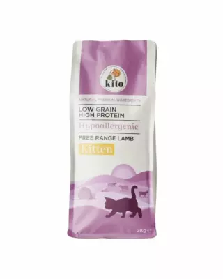Kito Kitten Food Grass-Fed Lamb Сухой корм для котят с ягненком свободного выпаса