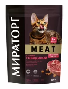 Мираторг Premium Adult с говядиной для взрослых кошек старше 1 года