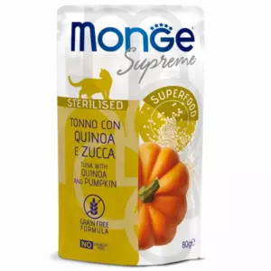 Monge Supreme Sterilized Cat тунец с киноа и тыквой для стерилизованных кошек