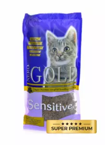 NERO GOLD Super Premium Adult Sensitive для взрослых кошек с чувствительным пищеварением, с ягненком и рисом