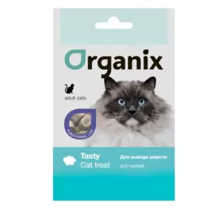 Organix Подушечки для вывода шерсти у кошек с курицей и печенью
