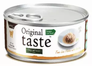 Pettric Original Taste тунец с курицей в соусе для взрослых кошек