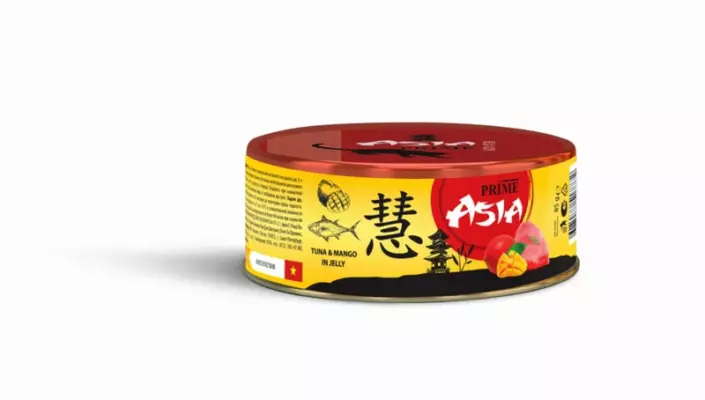 Prime Asia Adult Cat Food with Tuna and Mango in Jelly