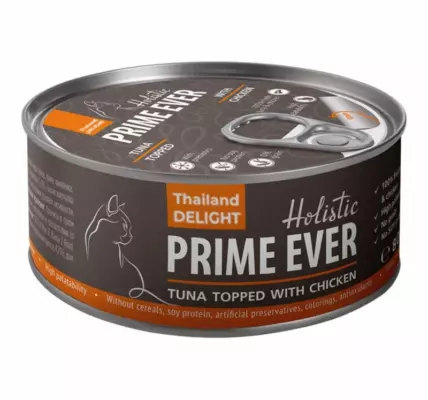 Prime Ever Holistic тунец с цыпленком в желе для кошек всех возрастов