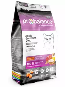 ProBalance Gourmet Diet для взрослых кошек с говядиной и ягненком, премиум-класс, беззерновой
