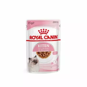 Royal Canin Kitten Gravy — влажный корм с кусочками мяса в соусе для котят от 4 до 12 месяцев