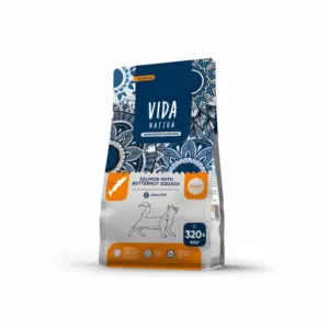 VIDA Nativa беззерновой корм для взрослых кошек с лососем и тыквой