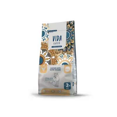 VIDA Super Adult Sterilized Cat Food with Chicken and Vegetables