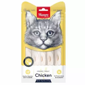 Wanpy Cat Нежное пюре из курицы для взрослых кошек