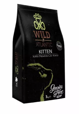 Wild Atlantic беззерновой сухой корм для котят с курицей и лососем